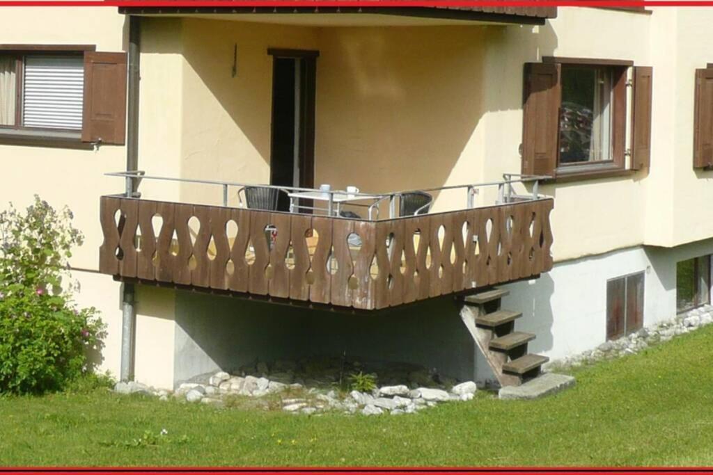 Appartement In Hus Signal Met Prachtig Uitzicht Op De Bergen Klosters Exterior photo